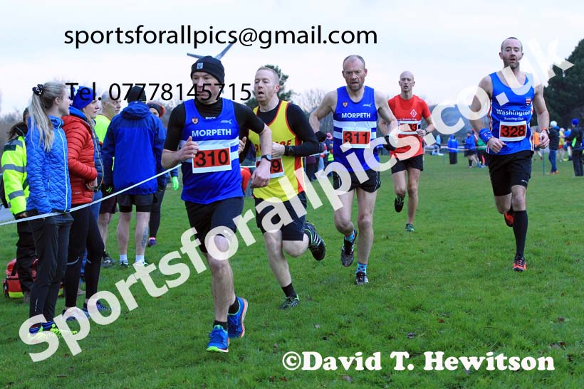 Masters mens 2022 Birtley Cross Country Relays. Photo: David T. Hewitson/Sports for All Pics